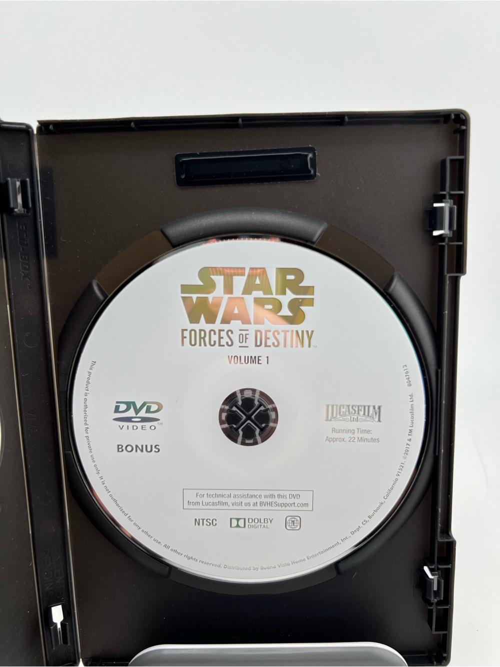 Star Wars Forces of Destiny Volume 1 DVD Lucasfilm Animated Series Rey Ahsoka